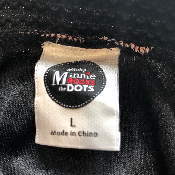 Disney Minnie Rocks The Dots Black Pink Stripe - Picture 2 of 7